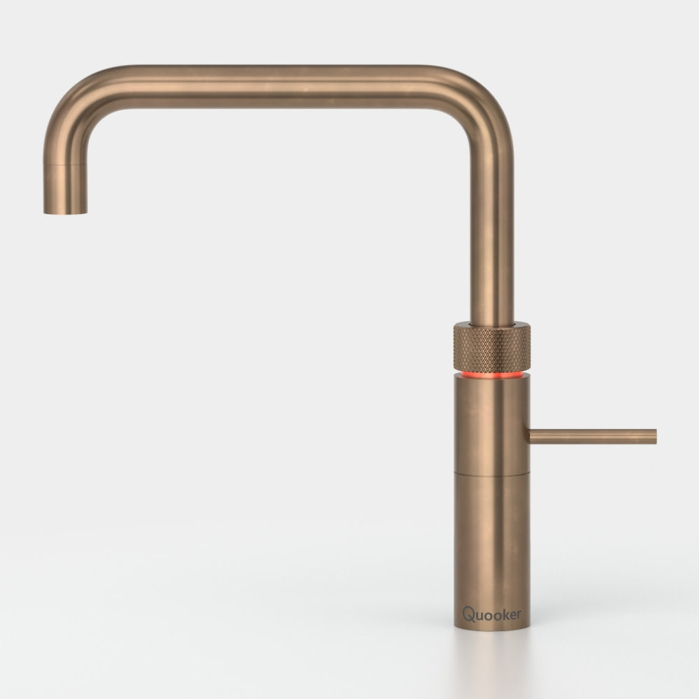 Quooker PRO3 Fusion Square Patinated Brass | 3FSPTN