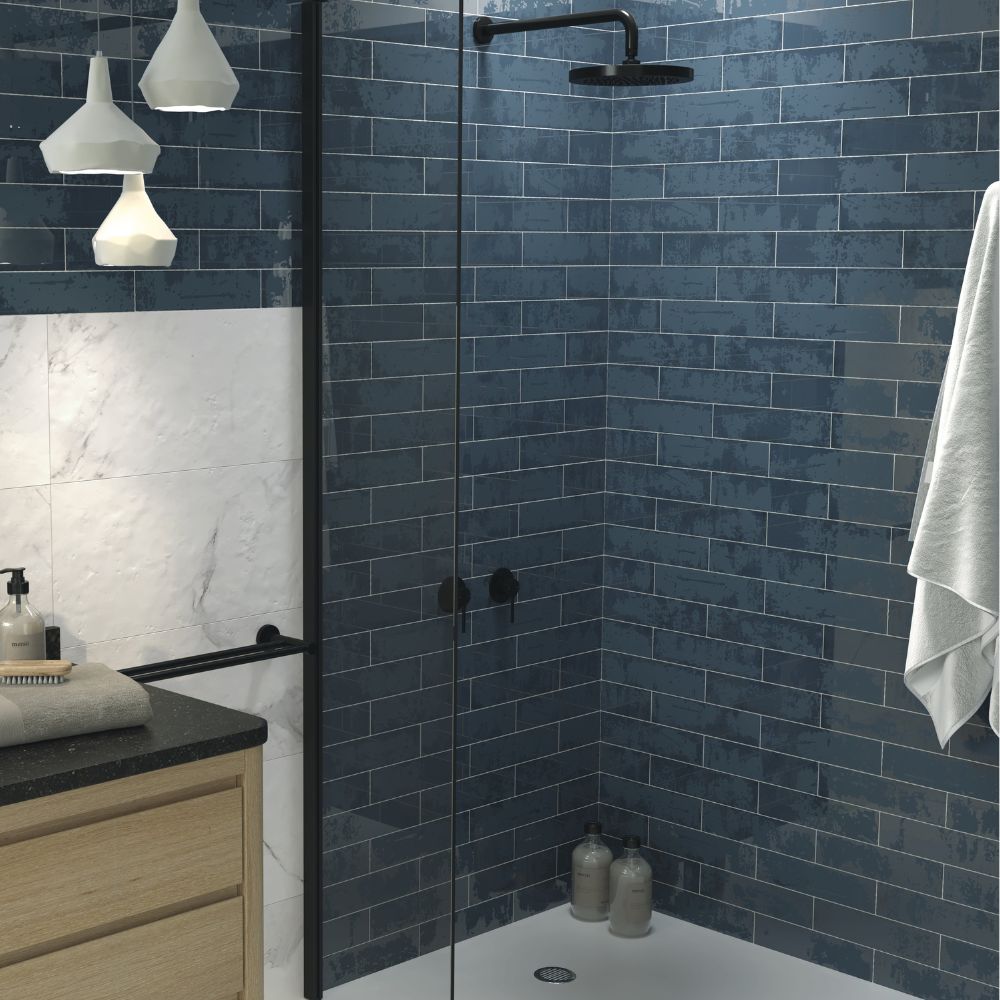 Blue Ore Subway Tile