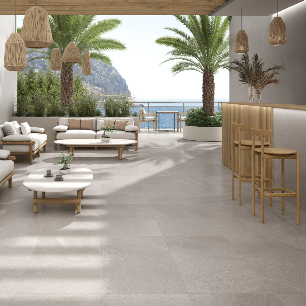 Cumbria Stone White 20mm Outdoor TIle