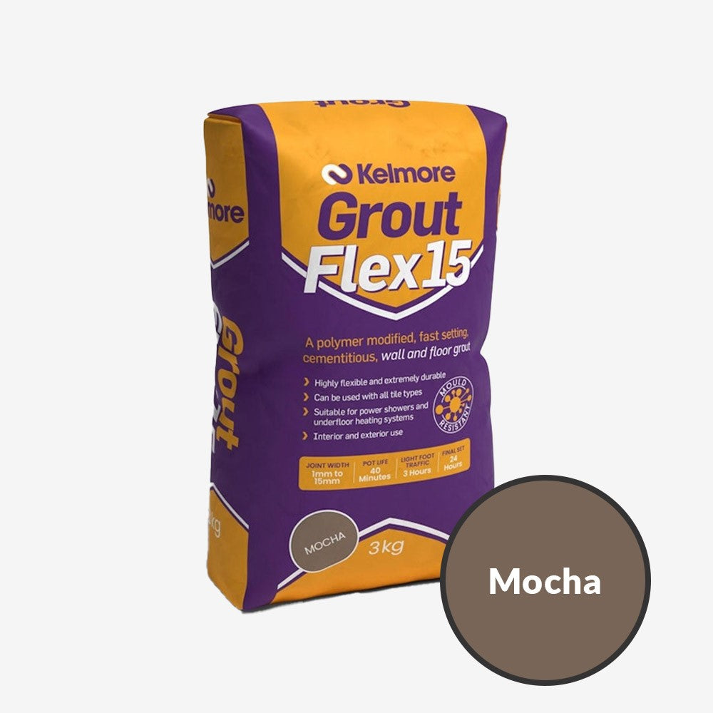 Kelmore Flex15 Wall & Floor Mocha Grout