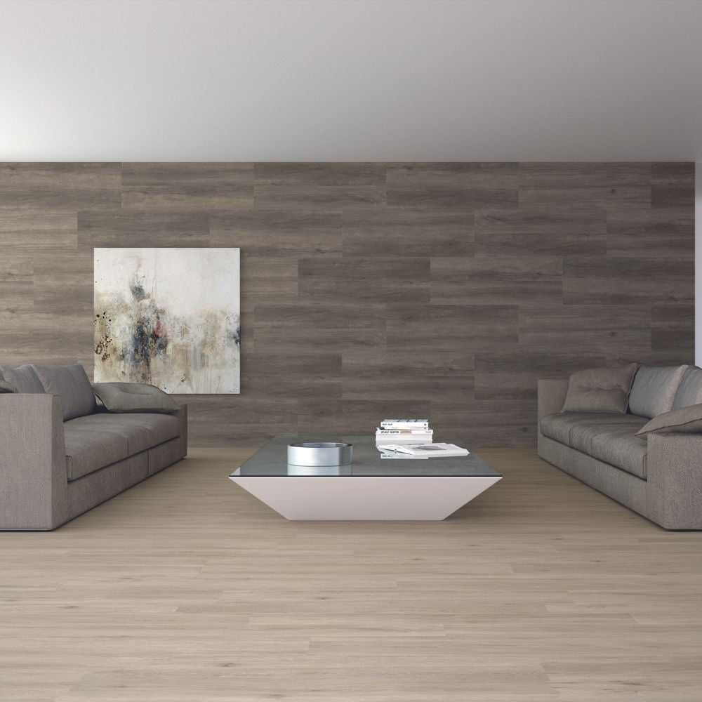 Mariyon Nogal Wood Effect Tile 20 x 114cm Lounge