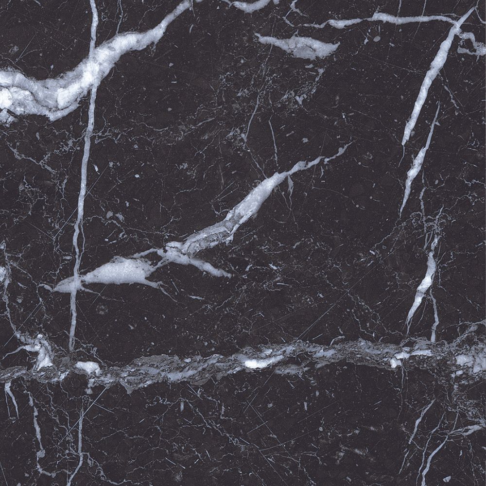 Marquina Black Marble Effect Tile 20 x 20cm Swatch