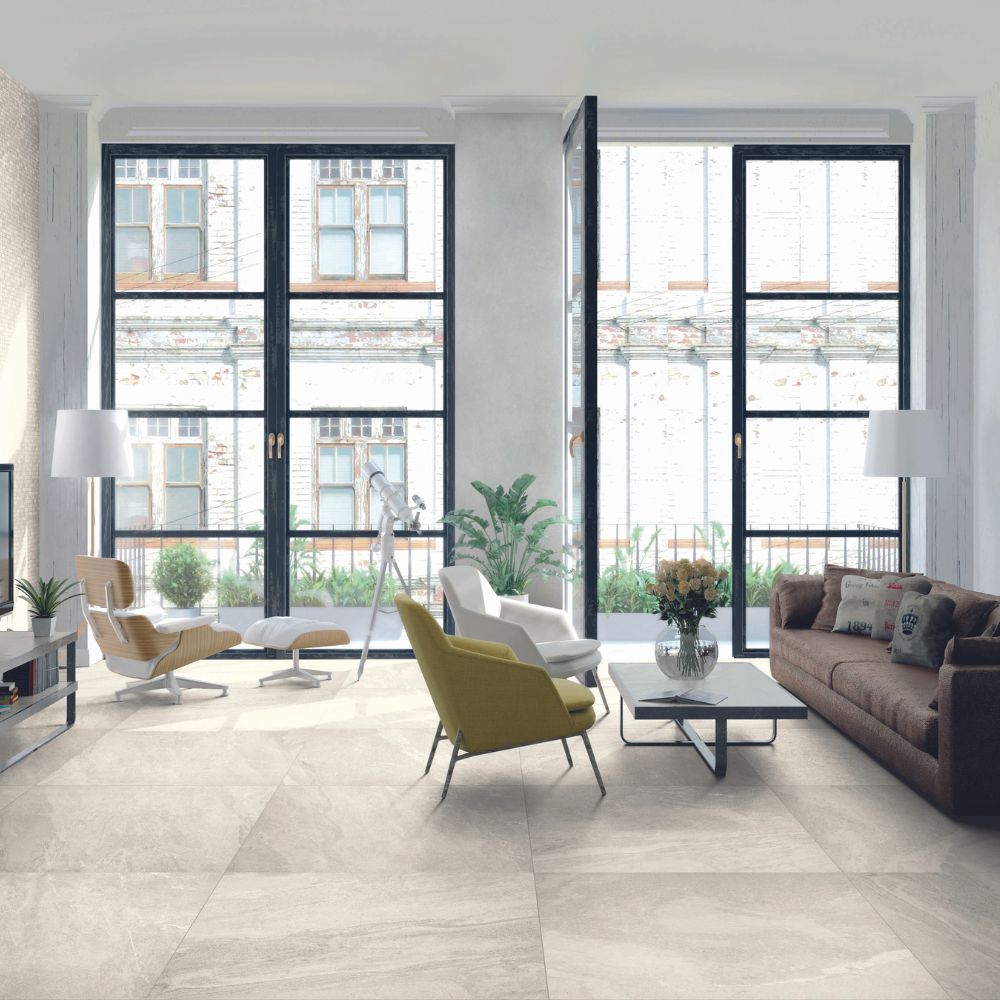 Withos Ghiccio 100 x 100cm TIle Living Room Flooring