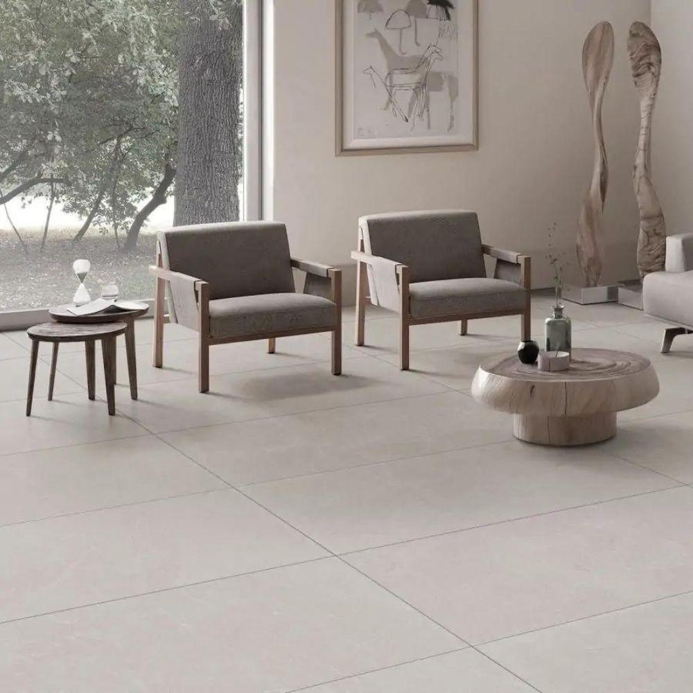 Mood Bianco 60 x 120cm GT Stone Effect Tile Living Room Floor