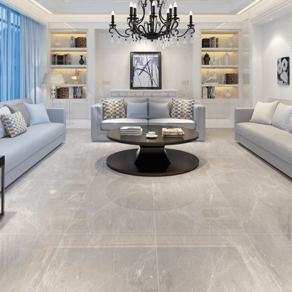 Sunset Silver Porcelain Tile