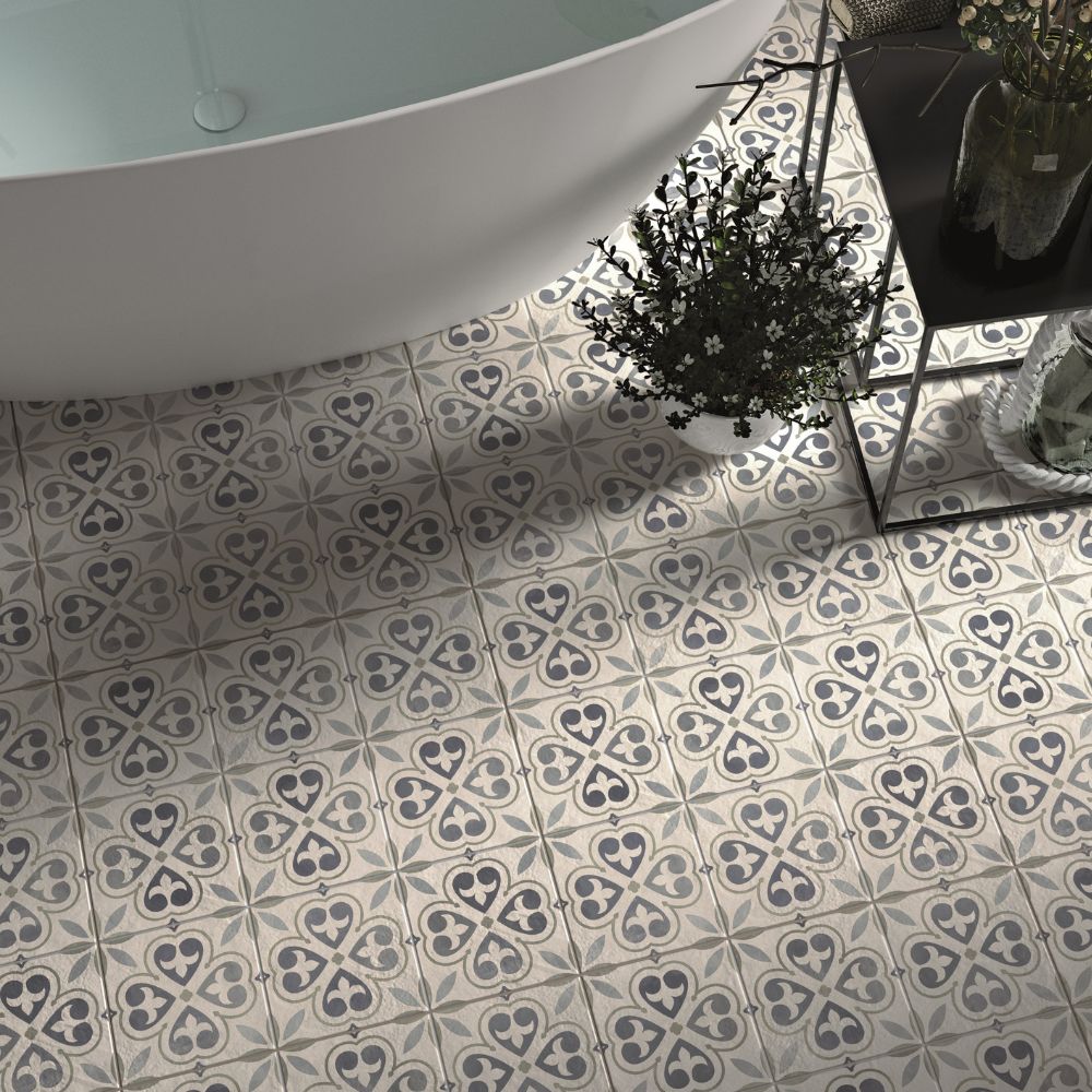 Thera Fint 60 x 60cm Matt Floor and Wall Tile Bathroom Floor