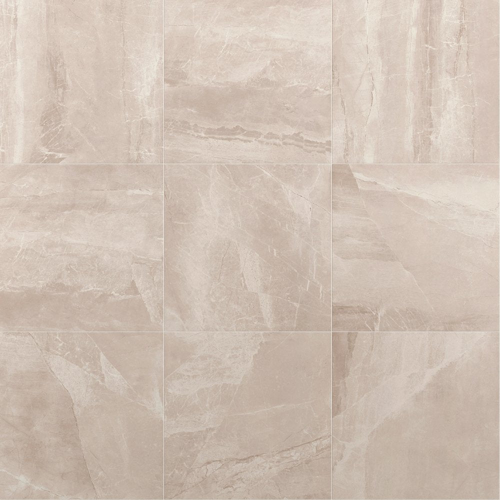 Cash Porcelain Stone Effect Polished Indoor Wall & Floor Tile - ROCCIA Outlet