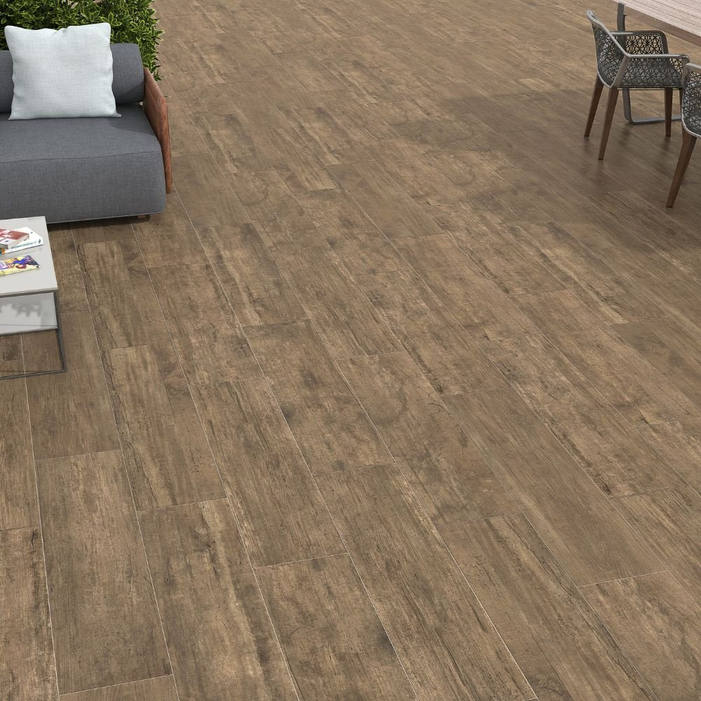 Grandis Matt 20mm Wood Effect Outdoor Porcelain Tile - ROCCIA Outlet