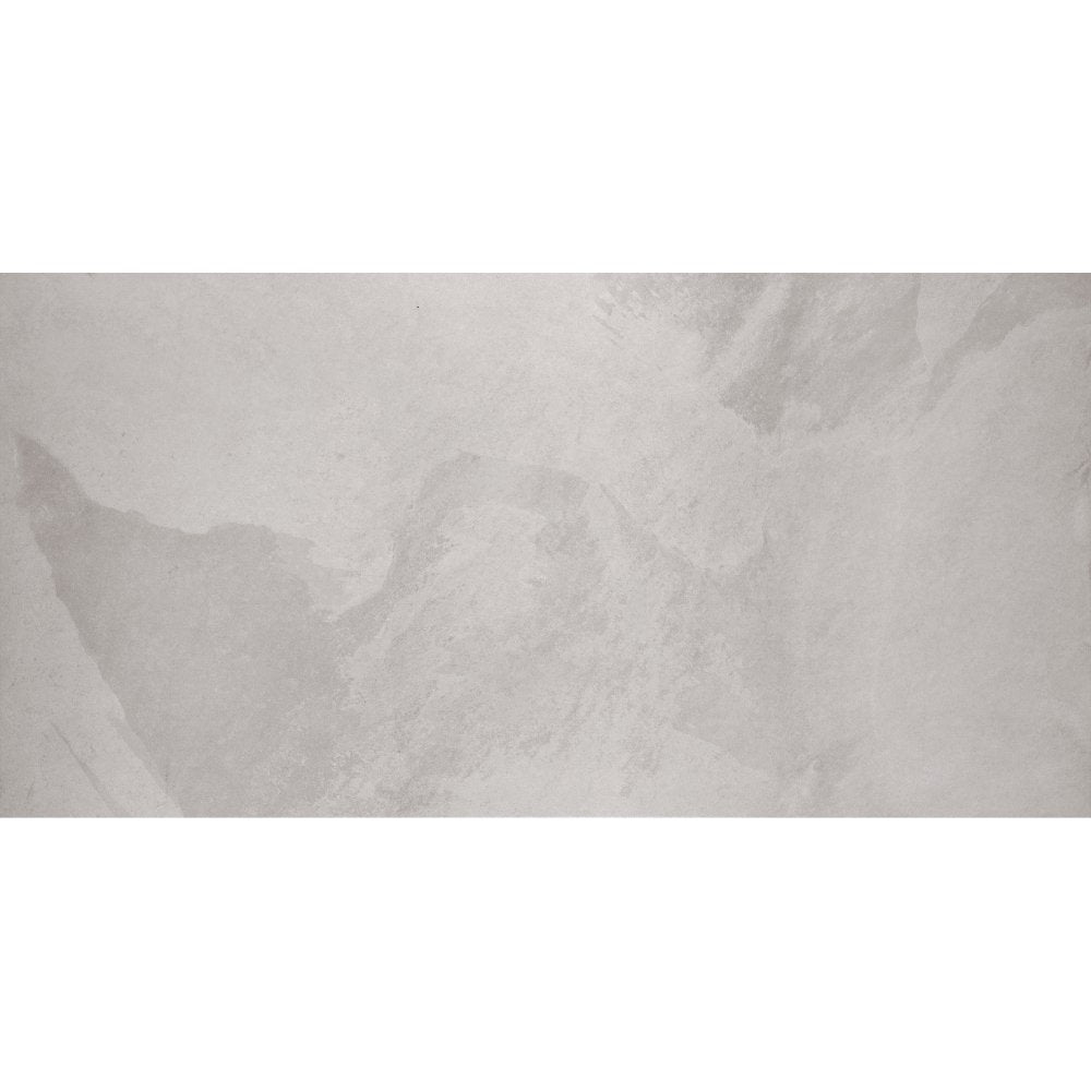 Quarry-Slate Silver Porcelain Indoor Store Effect Matt Wall & Floor Tile 30x60 - ROCCIA Outlet