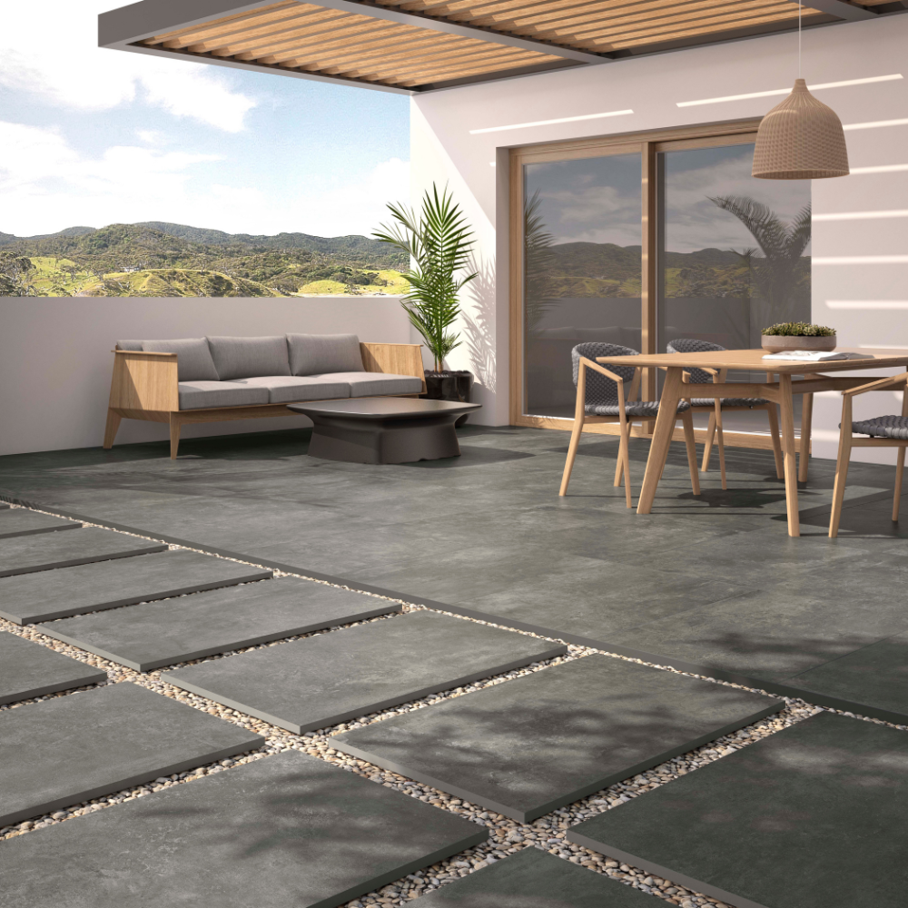 Suelo Grey 20mm Outdoor Porcelain Tile 60 x 90cm