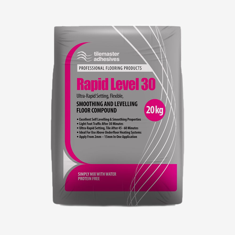 Tilemaster Rapid Level 30 Floor Levelling Compound | 20kg - ROCCIA Outlet