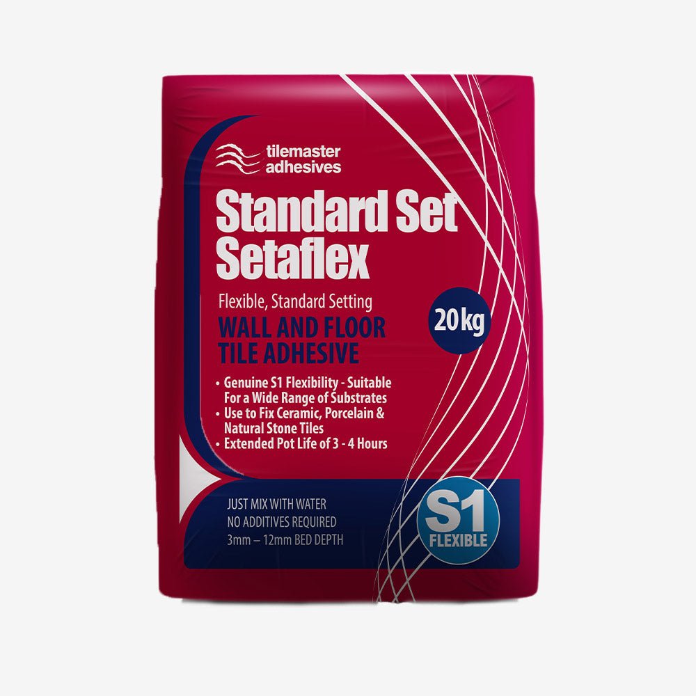 Tilemaster Standard Setaflex Adhesive | 20kg - ROCCIA Outlet