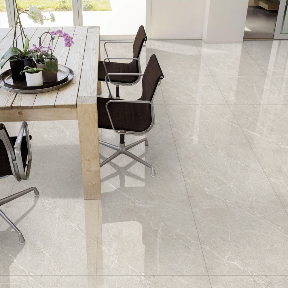 Alcantras Marble Polished Porcelain Tile 60 x 60cm - ROCCIA Outlet