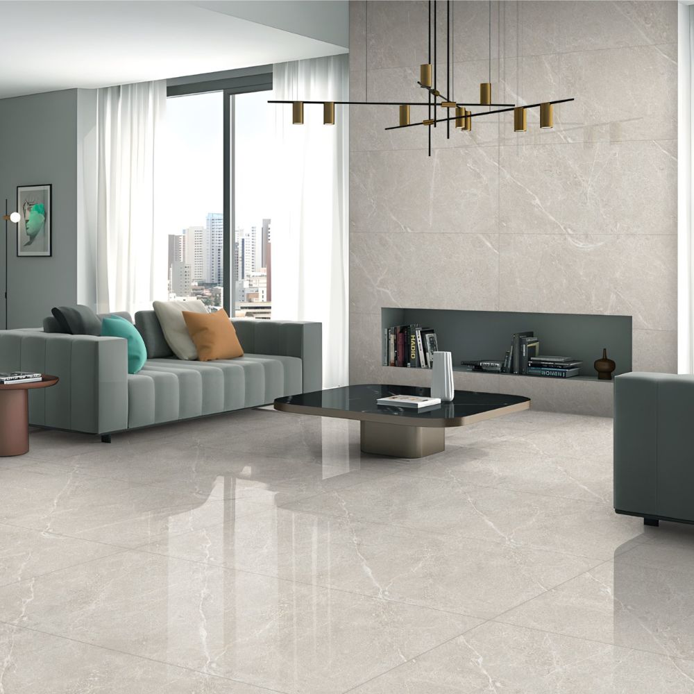 Alcantras Marble Polished Porcelain Tile 60 x 60cm - ROCCIA Outlet